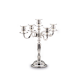Candelabro Cinco Candelas 38cm Plateado - Hermann Bauer HERMANN BAUER HB6152VER