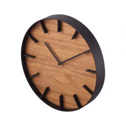 Wall Clock Black - Rin - Yamazaki