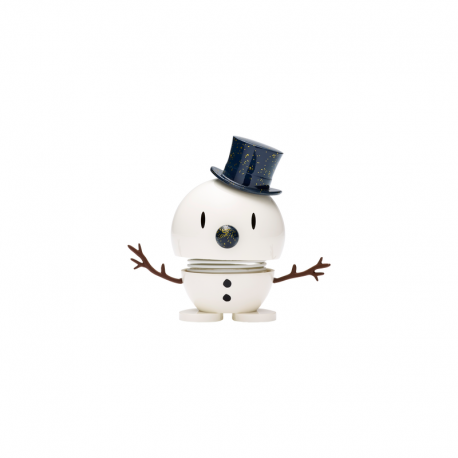 Boneco de Neve Pequeno Branco e Azul - Hoptimist HOPTIMIST HOP26173