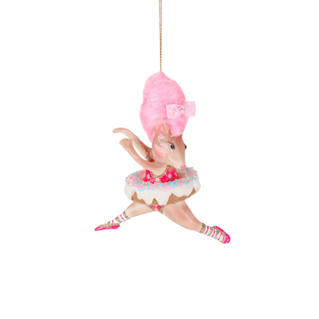 Ornamento Donut Bettina - Cotton Candy Carnival Azul, Creme, Dourado E Rosa - Goodwill GOODWILL GWB87454