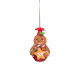 Ornamento Chef Bell 10,5cm - Gingerbread Town Vermelho, Castanho, Branco E Verde - Goodwill GOODWILL GWKL60403