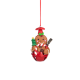 Ornament Chef Bell 10,5cm - Gingerbread Town Red, Brown, White And Green - Goodwill GOODWILL GWKL60403