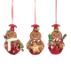 Ornamento Chef Bell 10,5cm - Gingerbread Town Vermelho, Castanho, Branco E Verde - Goodwill GOODWILL GWKL60403