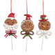 Ornamento Lollipop Gengibre 20cm - Gingergread Town Vermelho E Castanho - Goodwill GOODWILL GWKL60411