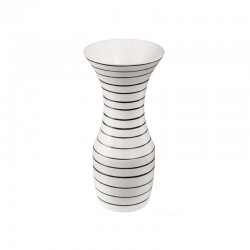 Vase With Stripes 35Cm - Okapi Glossy White - Asa Selection