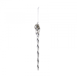 Pendente em Vidrio Transparente Torcido 30cm - Goodwill GOODWILL GWP37216