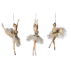 Adorno Bailarina Perla Blanco y Dorado 19cm - The Art of Ballet - Goodwill GOODWILL GWTR20577