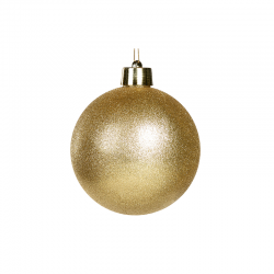 Gold Glitter Ball 20cm - Display Balls Gold Glitter - Goodwill GOODWILL GWUG60058