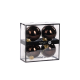 Set of 4 Shiny Brown Glass Balls 10cm - Xmas Balls - Goodwill GOODWILL GWUG60418