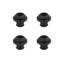 Conjunto 4 Rolhas para Vinho Bomba Elétrica - Preserve Preto - Peugeot Saveurs PEUGEOT SAVEURS PG210885