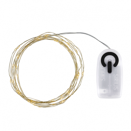 Luzes Knirke 40 Micro Leds Branco Quente - Fairy Lights - Sirius SIRIUS SR30783