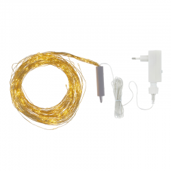 Luces Knirke 350 Microleds Blanco Caliente - Fairy Lights Dorado - Sirius SIRIUS SR30788