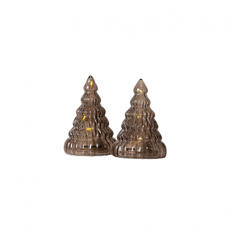 Set of 2 Christmas Tree Dark Oak - Lucy Dark Oark - Sirius SIRIUS SR37520