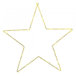 Estrella Decorativa de Navidad 190 Leds - Liva Dorado - Sirius SIRIUS SR51253