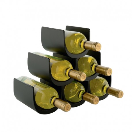 Modular Bottle-Holder (6 Bottles) Black - Noè - Alessi ALESSI ALESGIA13B