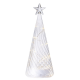 Christmas Tree 26cm White and Transparent - Wave - Sirius SIRIUS SR64080