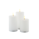 Juego de 3 Velas Led Recargables Blanco - Sille - Sirius SIRIUS SR80600