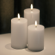 Juego de 3 Velas Led Recargables Blanco - Sille - Sirius SIRIUS SR80600
