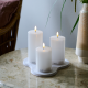 Conj. de 3 Velas Recarregáveis Led Branco - Sille - Sirius SIRIUS SR80600