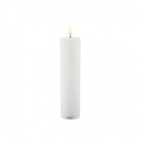 Rechargeable Led Candle 20cm White - Sille - Sirius SIRIUS SR80611