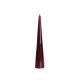 Lacquer Cone Candle Led 26cm Bordeaux - Sille White - Sirius SIRIUS SR80926