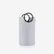 Laundry Bag M with Handles Rhombus Black - Loophome Light Grey - Reisenthel REISENTHEL RTLVS7062