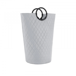 Bolsa para Ropa Sucia L con Asas Gris Claro Rombos - Loophome - Reisenthel