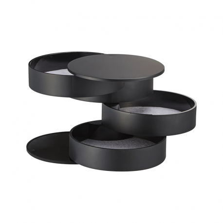 4-Tiered Accessory Case Black - Tower - Yamazaki YAMAZAKI YMZ4069