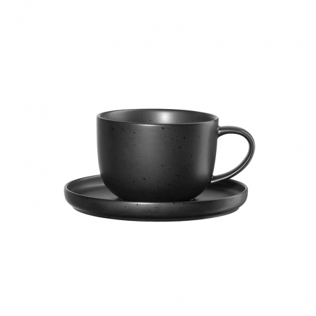 Taza de Té con Platillo Negro - Coppa Kuro - Asa Selection ASA SELECTION ASA19030190