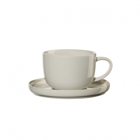 Beige Tea Cup with Saucer - Coppa Tofu - Asa Selection ASA SELECTION ASA19030184