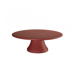 Red Cake Stand with Foot 22,5cm - Grande - Asa Selection