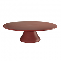 Prato para Bolo com Pé Vermelho 29cm - Grande - Asa Selection