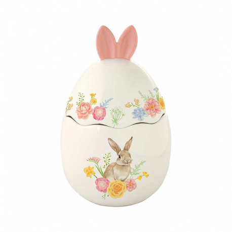 Frasco para Bolachas Porcelana 18cm - Tres Jolie Multicolorido - Easy Life EASY LIFE ELR3366TJOL