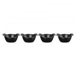 Set de 4 Mini Cocottes 11 cm Negro Mate - Le Creuset LE CREUSET LC20500110000425