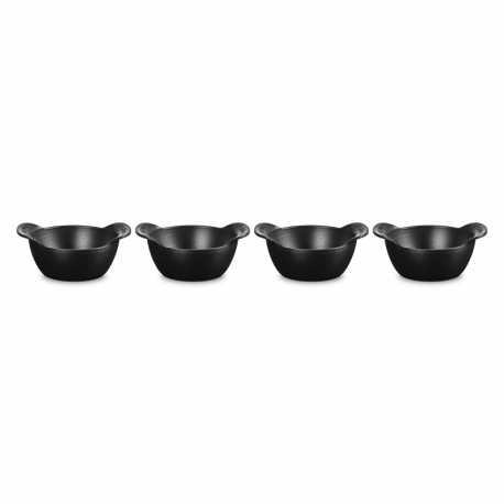 Conjunto de 4 Mini Cocottes 11cm Preto Mate - Le Creuset LE CREUSET LC20500110000425