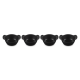 Set of 4 Mini Cocottes 11 cm Matte Black - Le Creuset LE CREUSET LC20500110000425