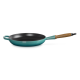 Sartén con Mango de Madera 28cm Bleu Riviera - Signature - Le Creuset LE CREUSET LC20258280990422