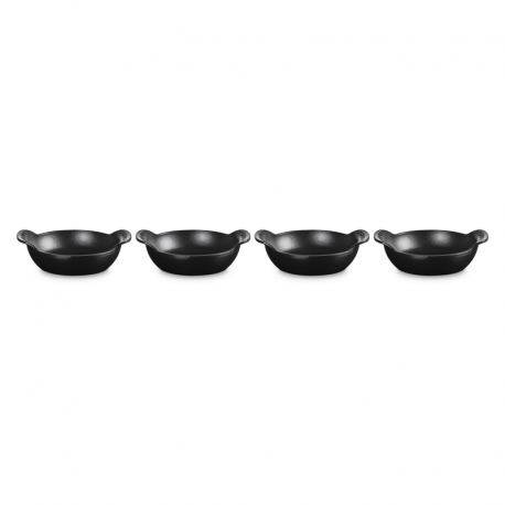 Conjunto de 4 Mini Cocottes 13cm Preto Mate - Le Creuset LE CREUSET LC20502130000425