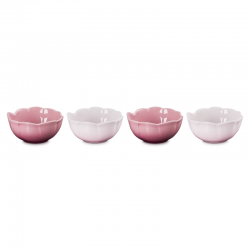 Set de 4 Cuencos Pétala Rosa Quartz y Shell Pink - Jardin - Le Creuset LE CREUSET LC89411003219003