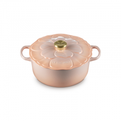 Petal Round Cocotte 26cm Pêche - Le Creuset LE CREUSET LC21961264234450