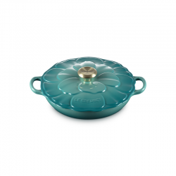 Petal Shallow Casserole 26cm Bleu Riviera - Le Creuset LE CREUSET LC21964260994450
