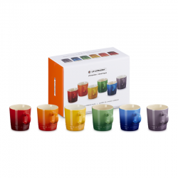 Juego 6 Tazas London para Espresso 100ml - Arcoíris Surtido - Le Creuset LE CREUSET LC79114105219030