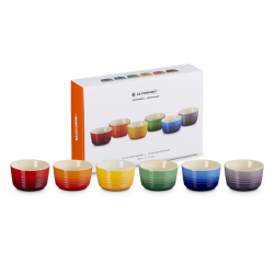Set of 6 Mini Rainbow Ramekins 100ml - Le Creuset LE CREUSET LC79134105219030
