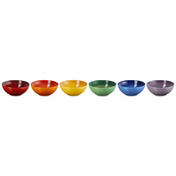 Conjunto de 6 Taças 16cm - Arco-Íris Sortido - Le Creuset LE CREUSET LC79286165218006