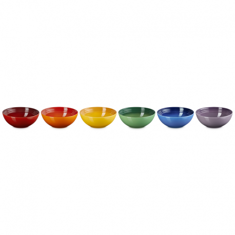 Conjunto de 6 Taças 16cm - Arco-Íris Sortido - Le Creuset LE CREUSET LC79286165218006