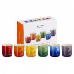 Set de 6 Tazas para Cappuccino 200ml - Arcoíris Surtido - Le Creuset LE CREUSET LC79114205219030