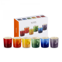 Conjunto 6 Canecas Café 350ml - Arco-Íris Sortido - Le Creuset LE CREUSET LC79114355219030