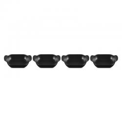 Set de 4 Mini Cazuelas Rectangulares - Gourmand Negro - Le Creuset LE CREUSET LC20504130000425