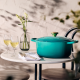 Cast Iron Round Casserole 20cm - Bleu Riviera - Le Creuset LE CREUSET LC21177200994450