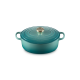 Cast Iron Oval Casserole 27cm - Bleu Riviera - Le Creuset LE CREUSET LC21178270994450